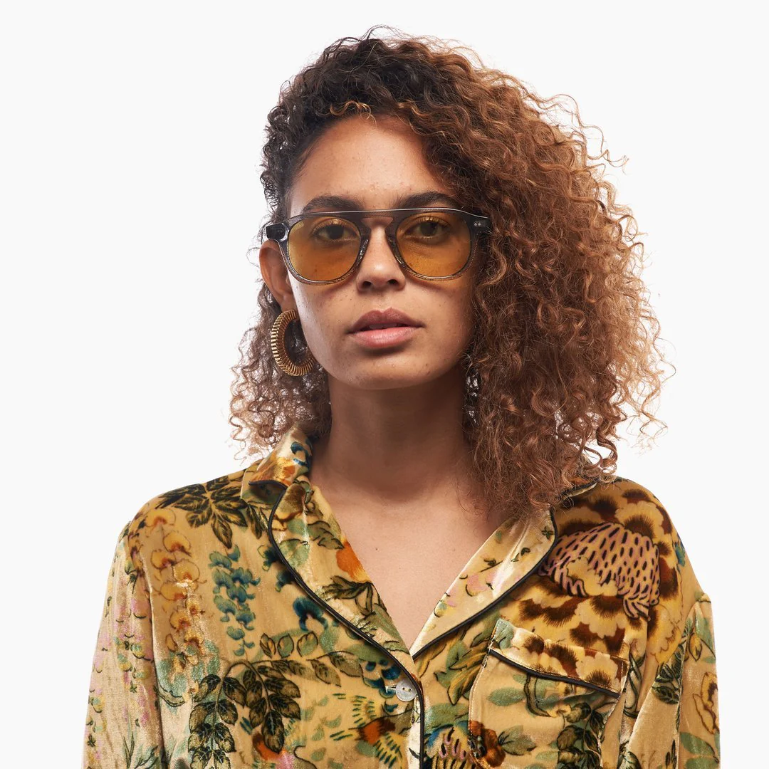 Jive / Grey Moiré Acetate & Yellow Lens - Image 6