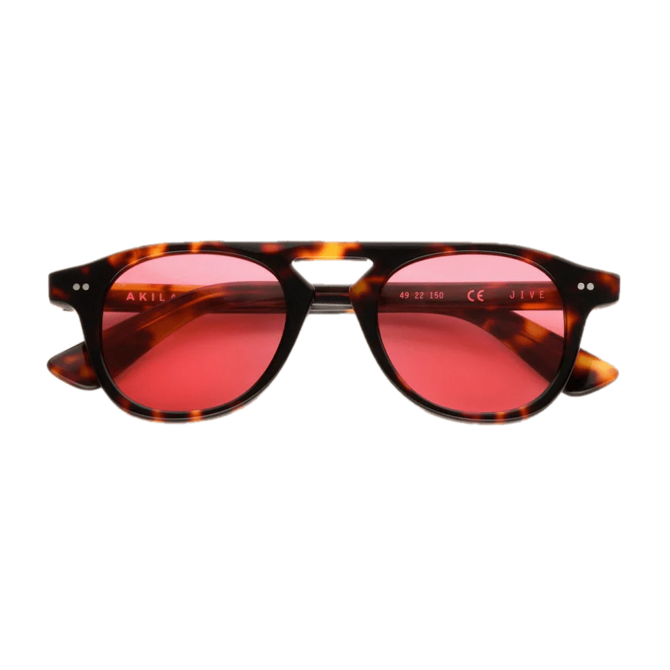 Jive / Tortoise Acetate & Rose Lens