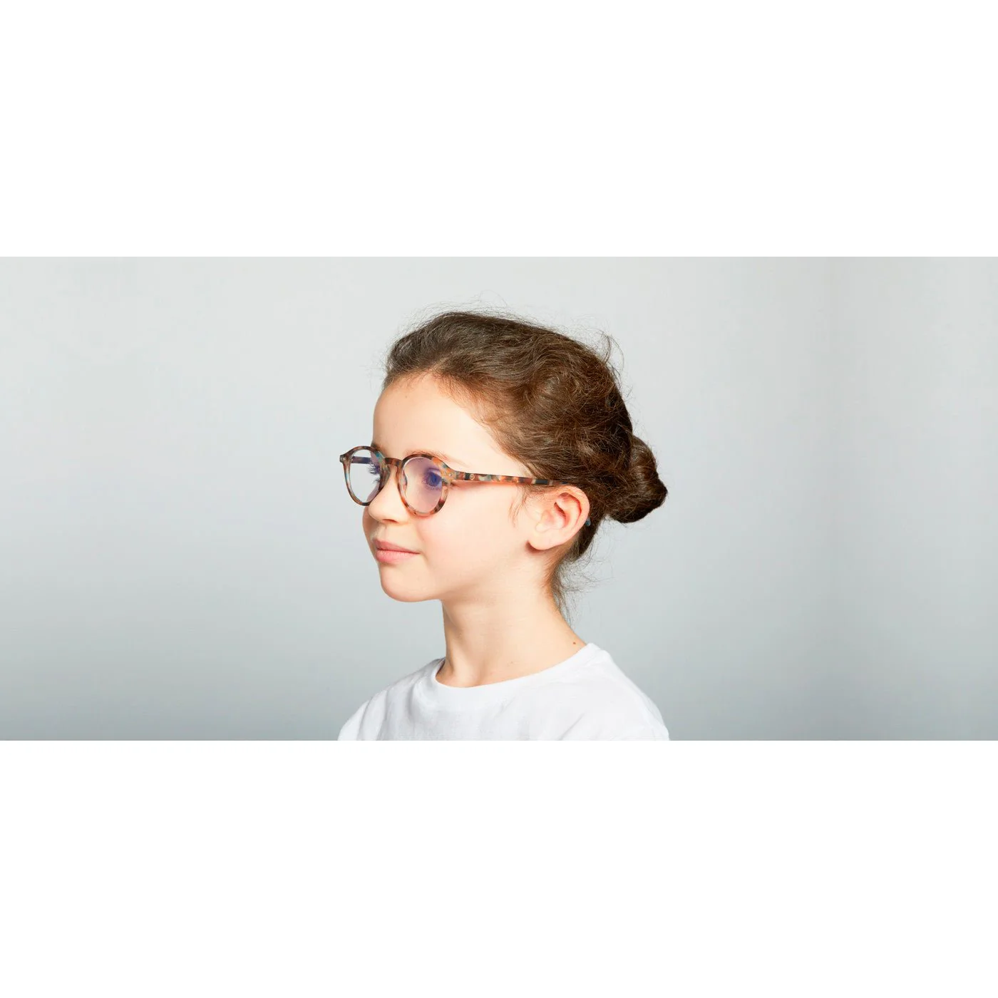 Junior Kids Blue Light Blocker Glasses / 3-10 Years / Style D / Blue Tortoise - Image 5