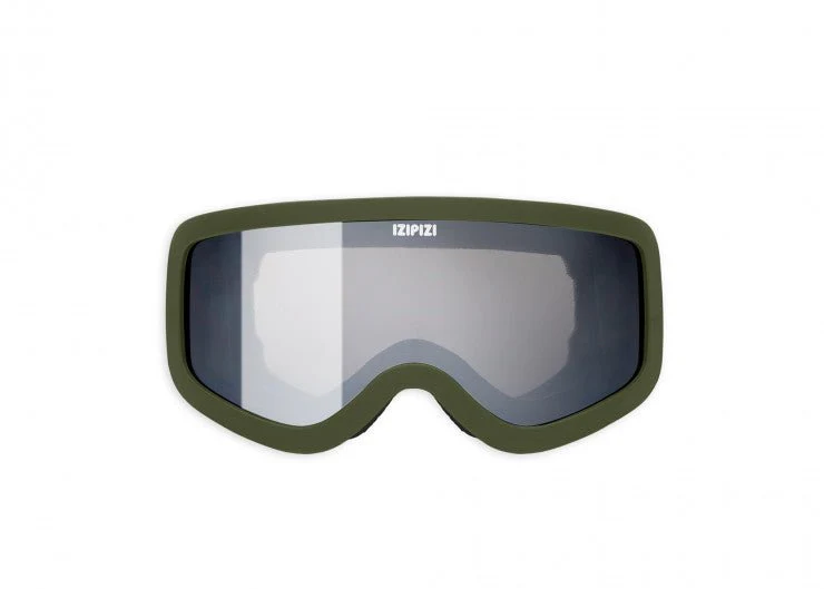 Junior Kids Ski Snowboard Goggles / Khaki Green - Image 2