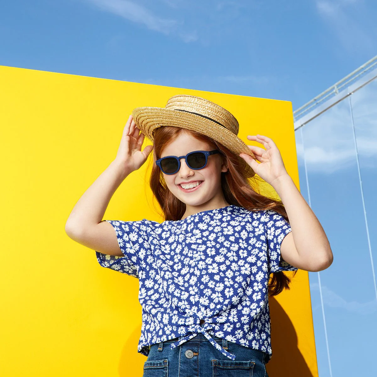 Junior Kids Sunglasses / 3-10 Years / Style C / Yellow Honey - Image 3