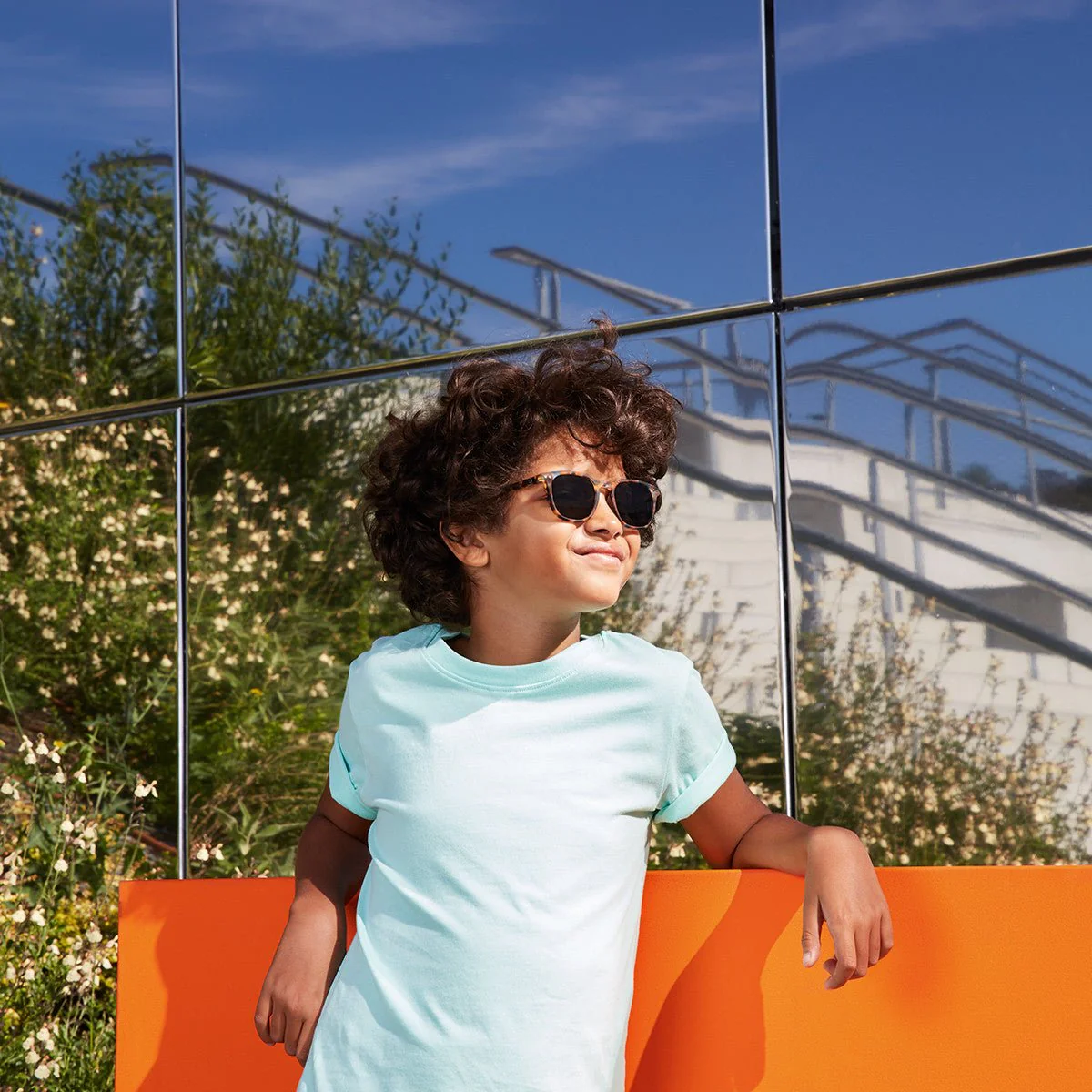 Junior Kids Sunglasses / 3-10 Years / Style E / Black - Image 4