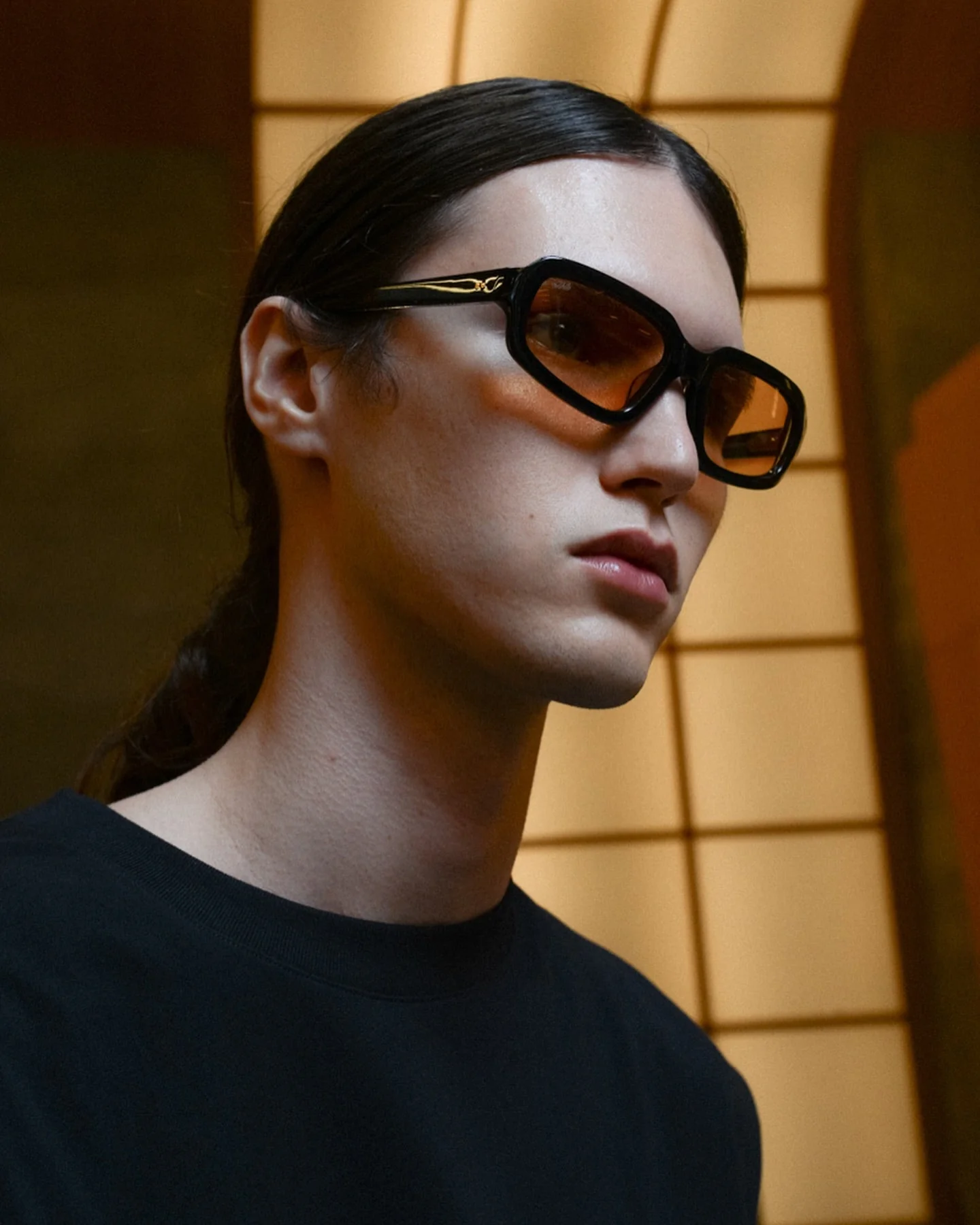 Jupiter / Black Acetate & Orange Lens - Image 5