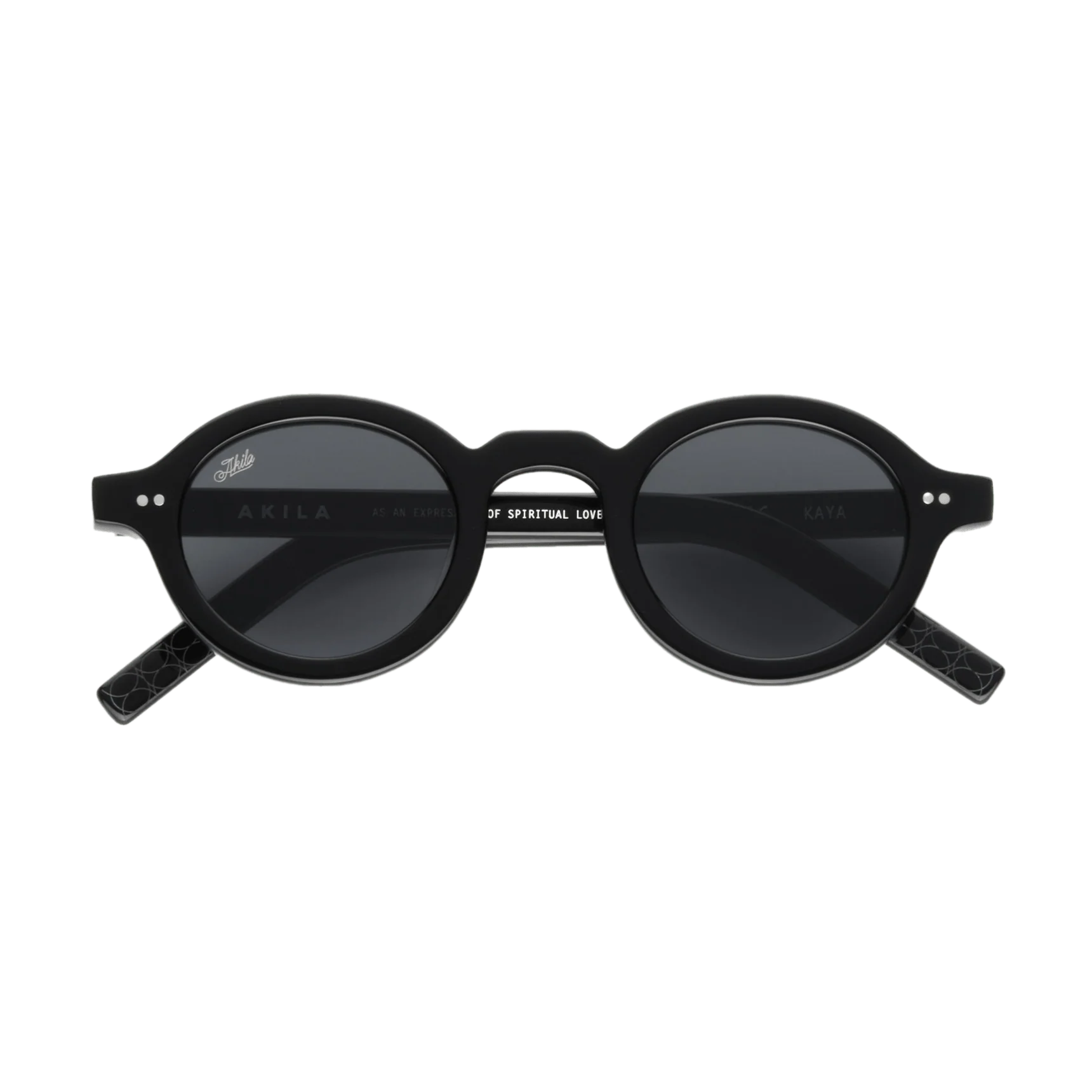 Kaya / Black Acetate & Black Lens