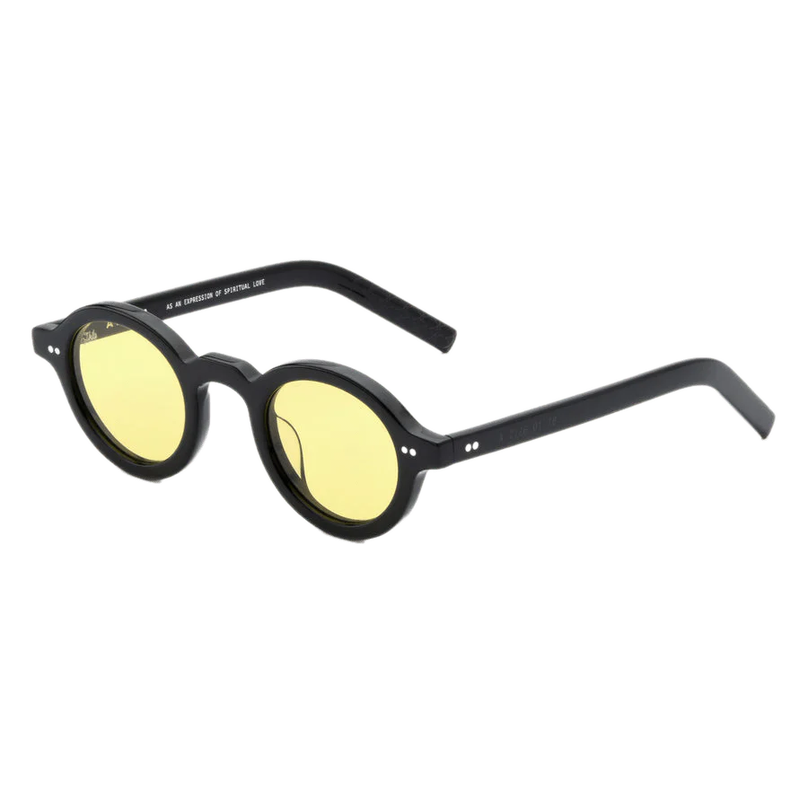 Kaya / Black Acetate & Yellow Lens - Image 2
