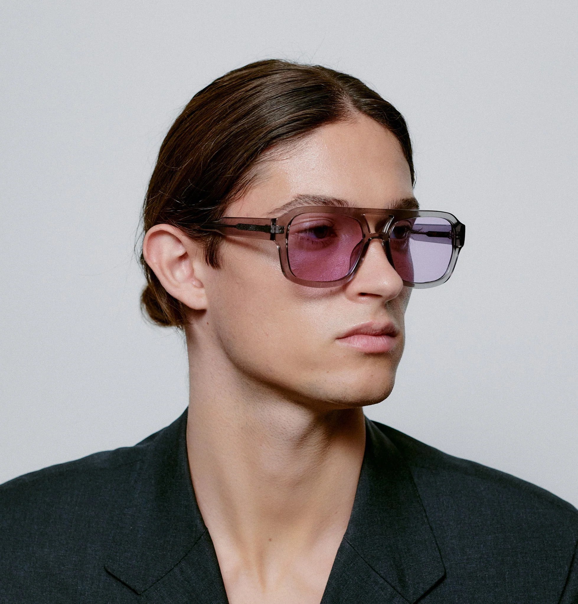 Kaya / Grey Transparent & Lilac Lens - Image 6