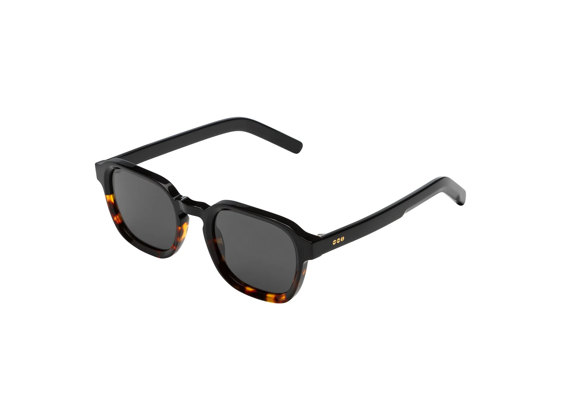 Knox / Tortoise Black Acetate & Polarised Grey Lens - Image 2