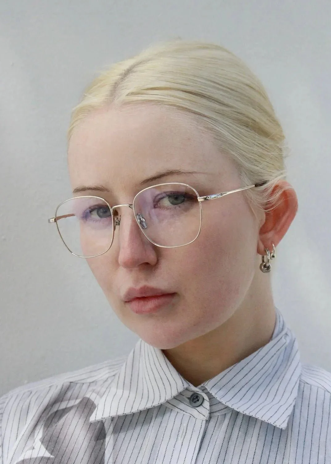 Laurie Optical / Silver Tortoise Metal & Prescription Lens - Image 2