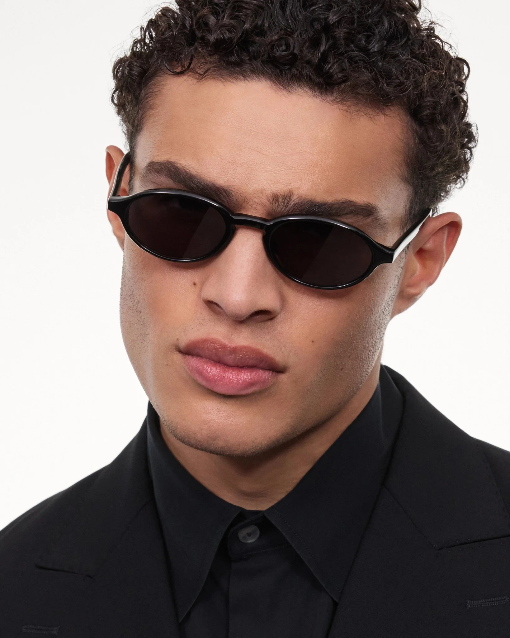 Lex / Black Acetate & Black Lens - Image 4