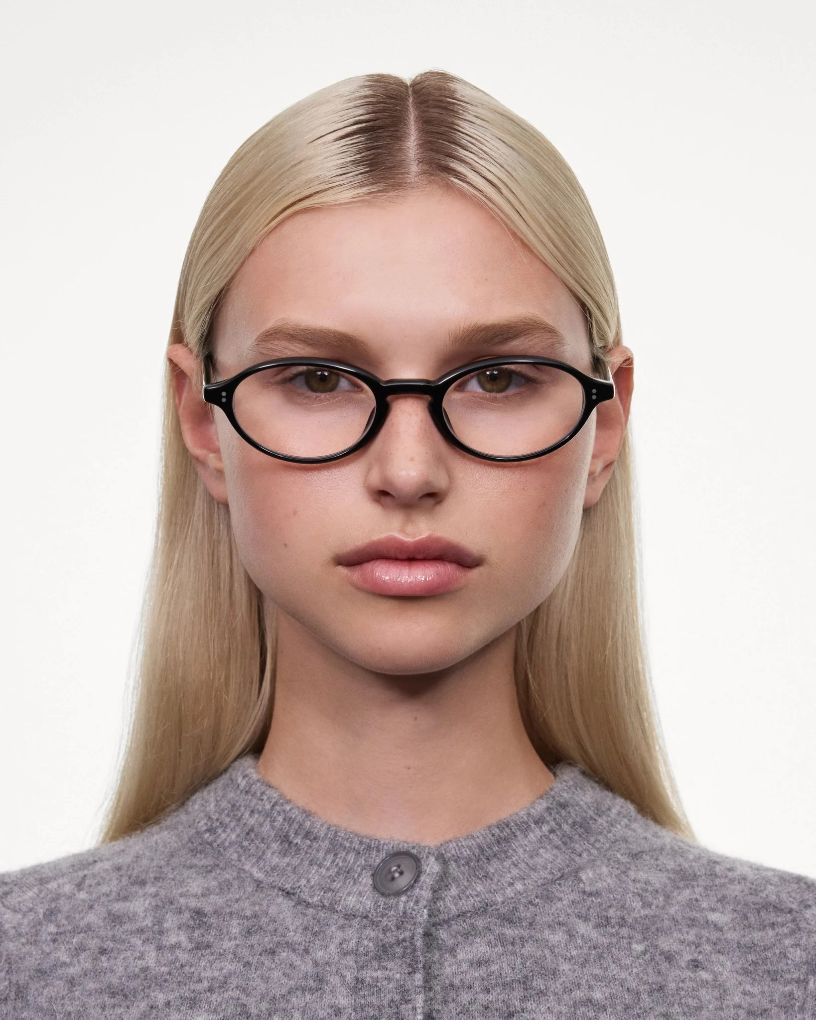 Lex Optical / Black Acetate & Clear Lens - Image 3