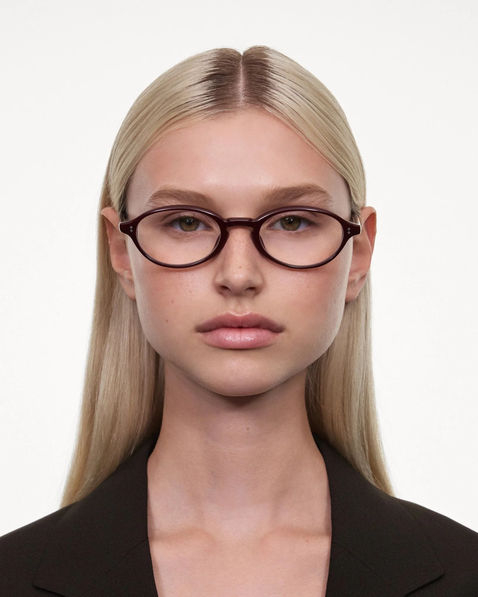 Lex Optical / Burgundy Acetate & Clear Lens - Image 4