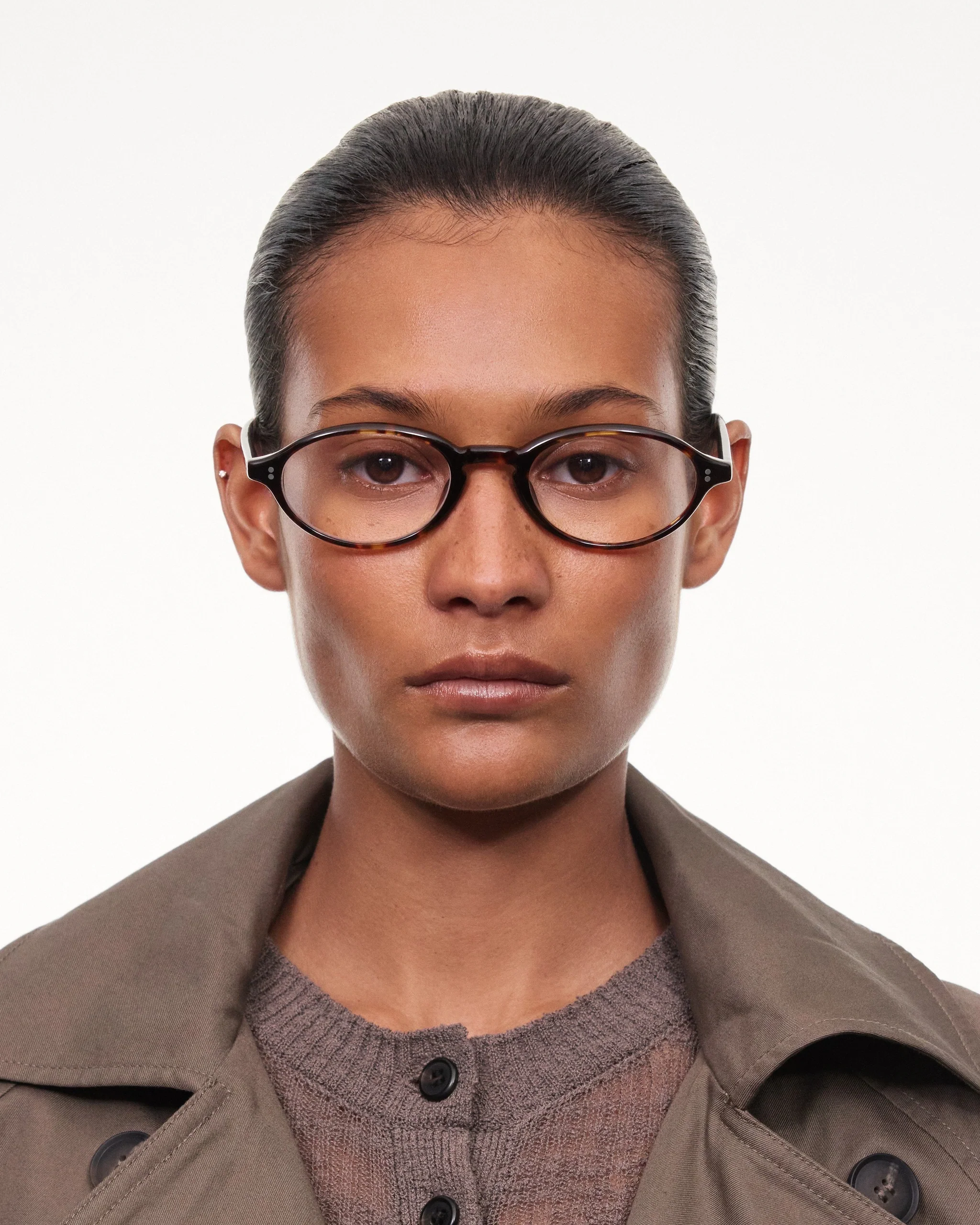Lex Optical / Tortoise Acetate & Clear Lens - Image 3