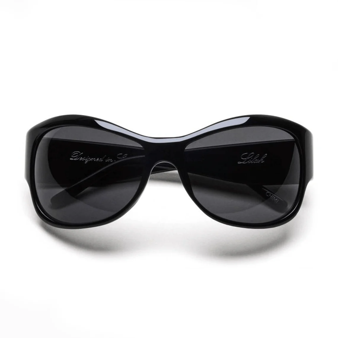 Lilah / Black Acetate & Black Lens