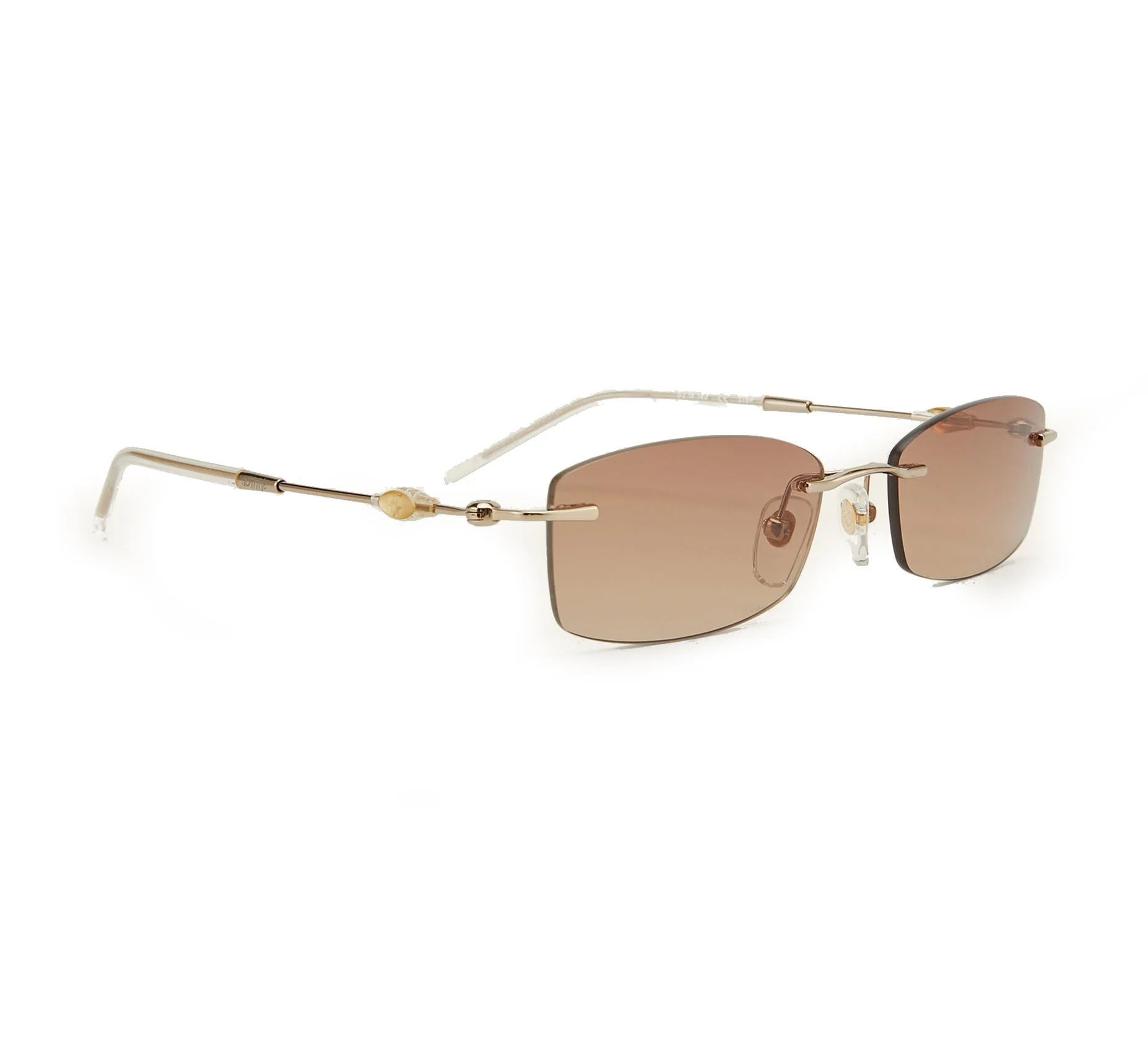 Lisp / Gold Transparent Yellow & Brown Gradient Lens - Image 2