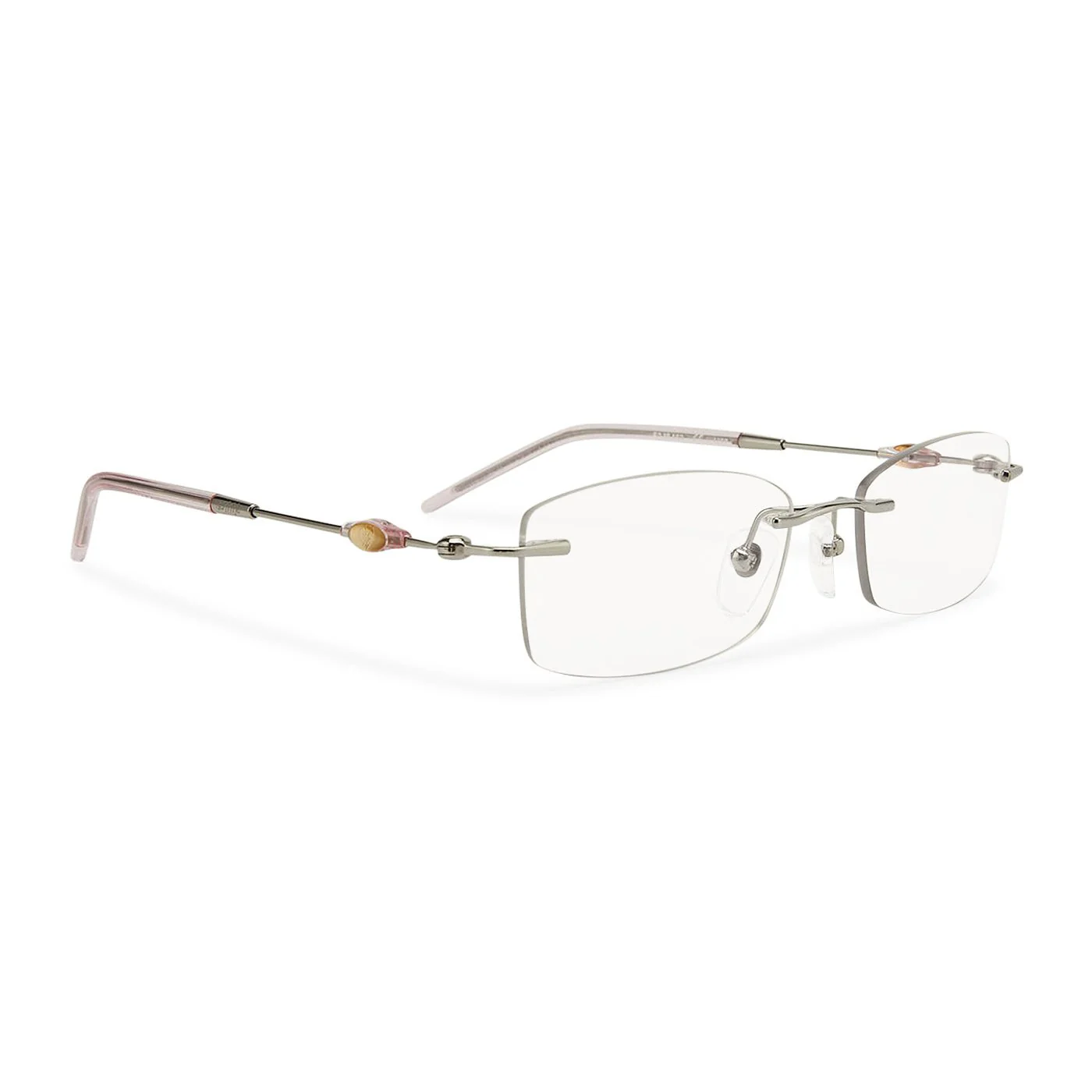 Lisp Optical / Silver Transparent Pink & Blue-Light Lens - Image 2