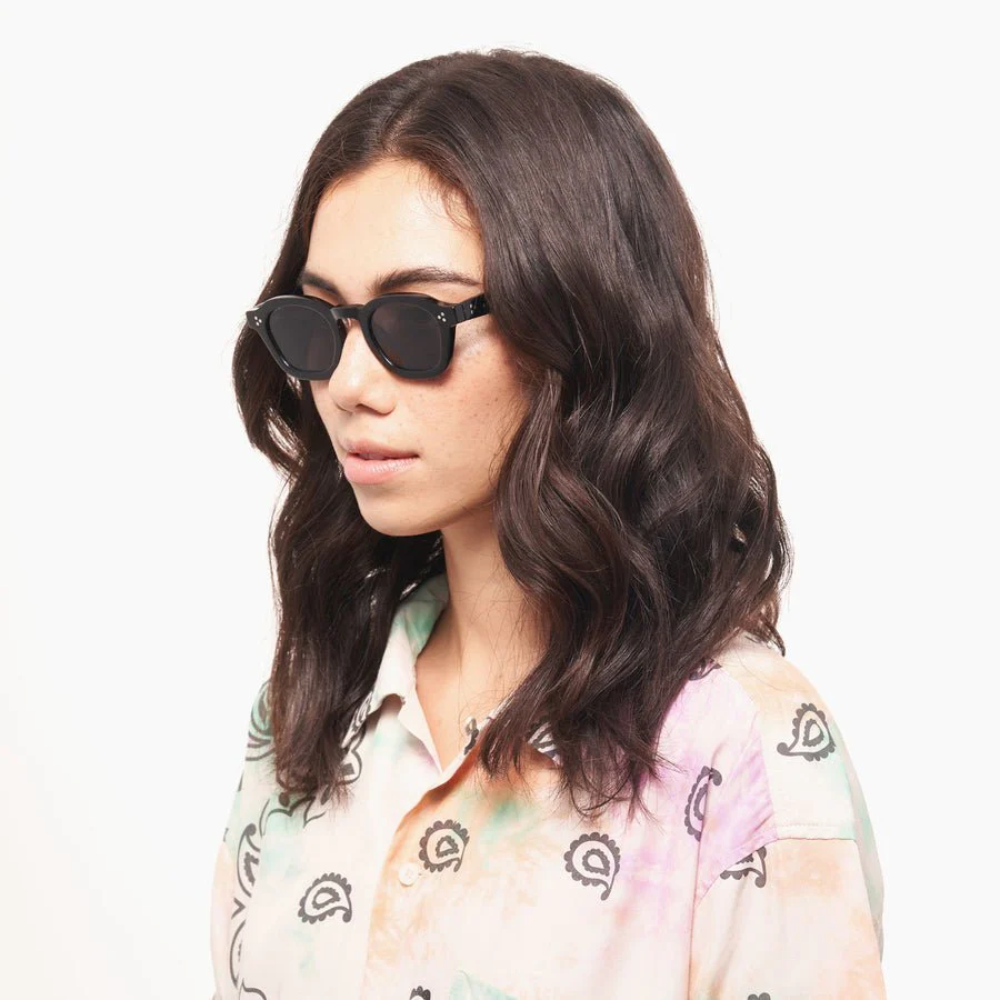 Logos / Black Acetate & Black Lens - Image 8