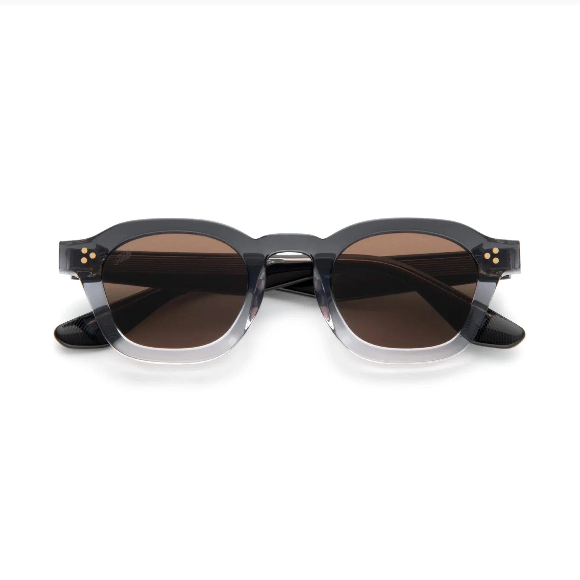 Logos / Black Gradient Acetate & Brown Lens