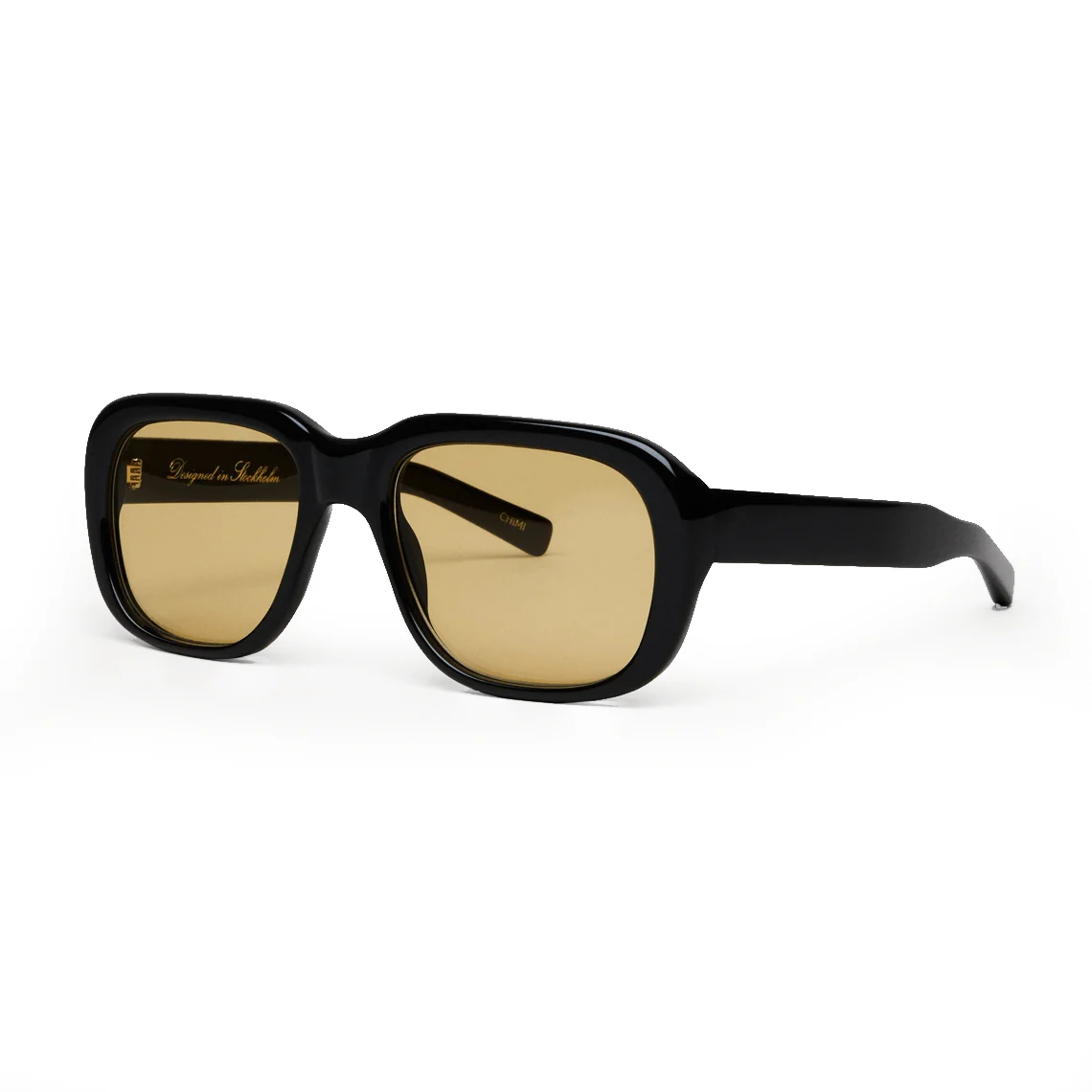 Louis / Black Acetate & Caramel Lens - Image 2