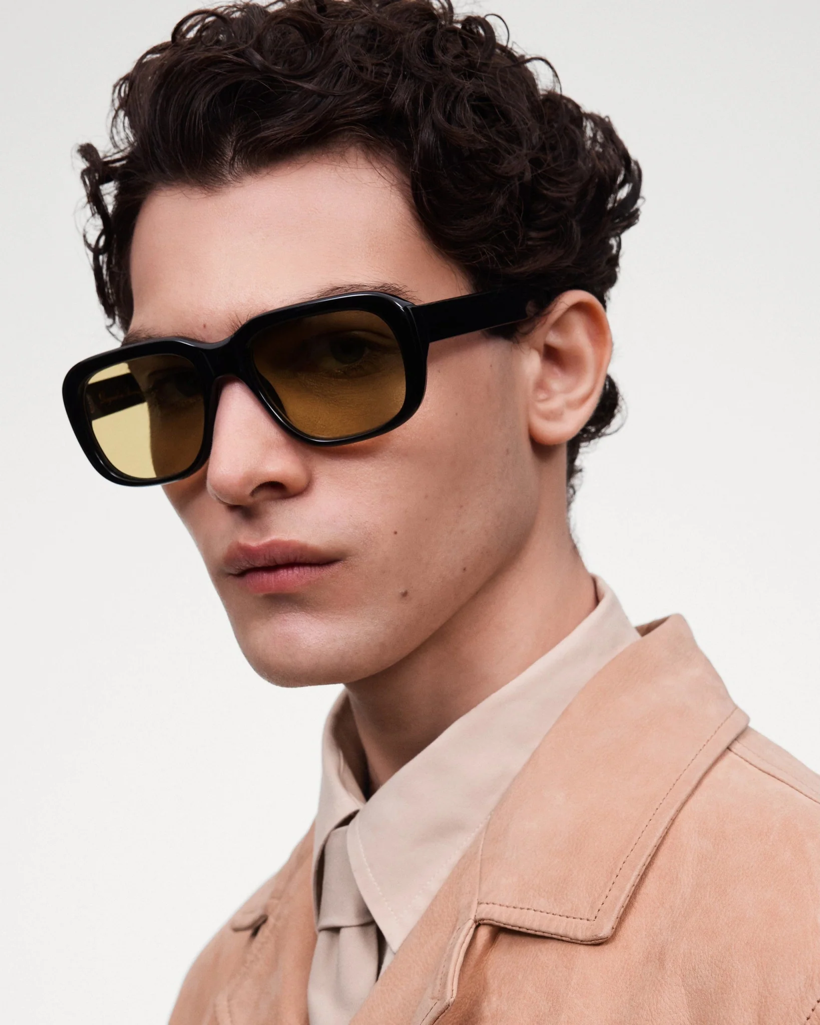 Louis / Black Acetate & Caramel Lens - Image 5
