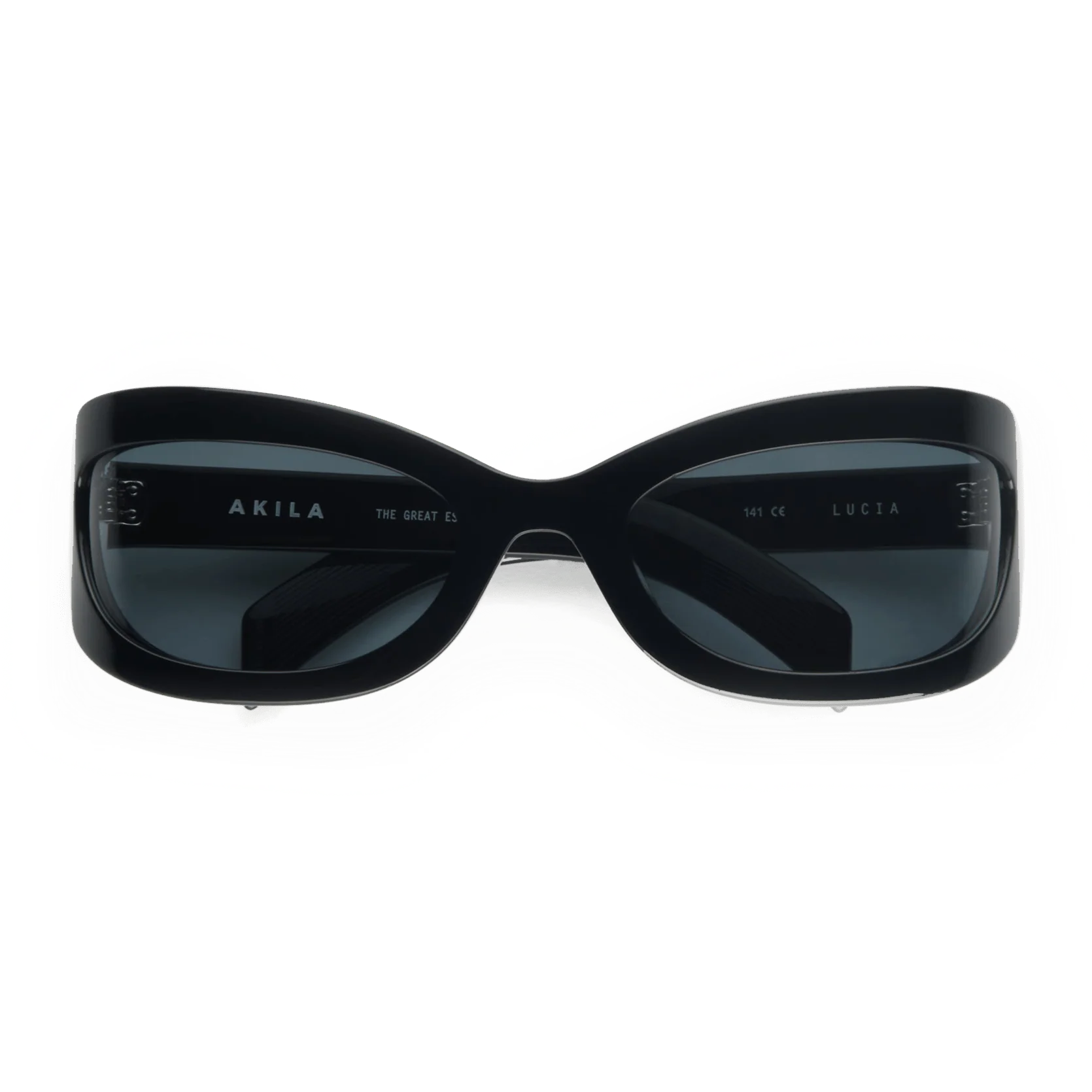 Lucia / Black Acetate & Black Lens
