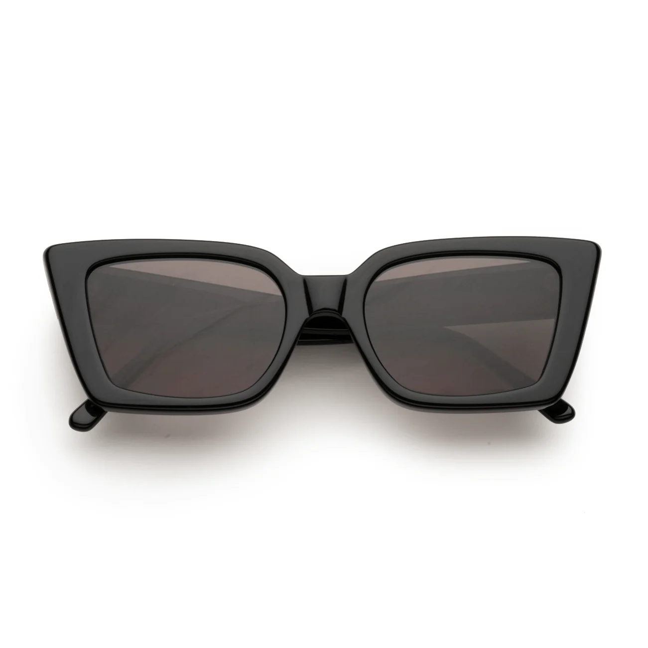 Lucia / Black Acetate & Grey Lens