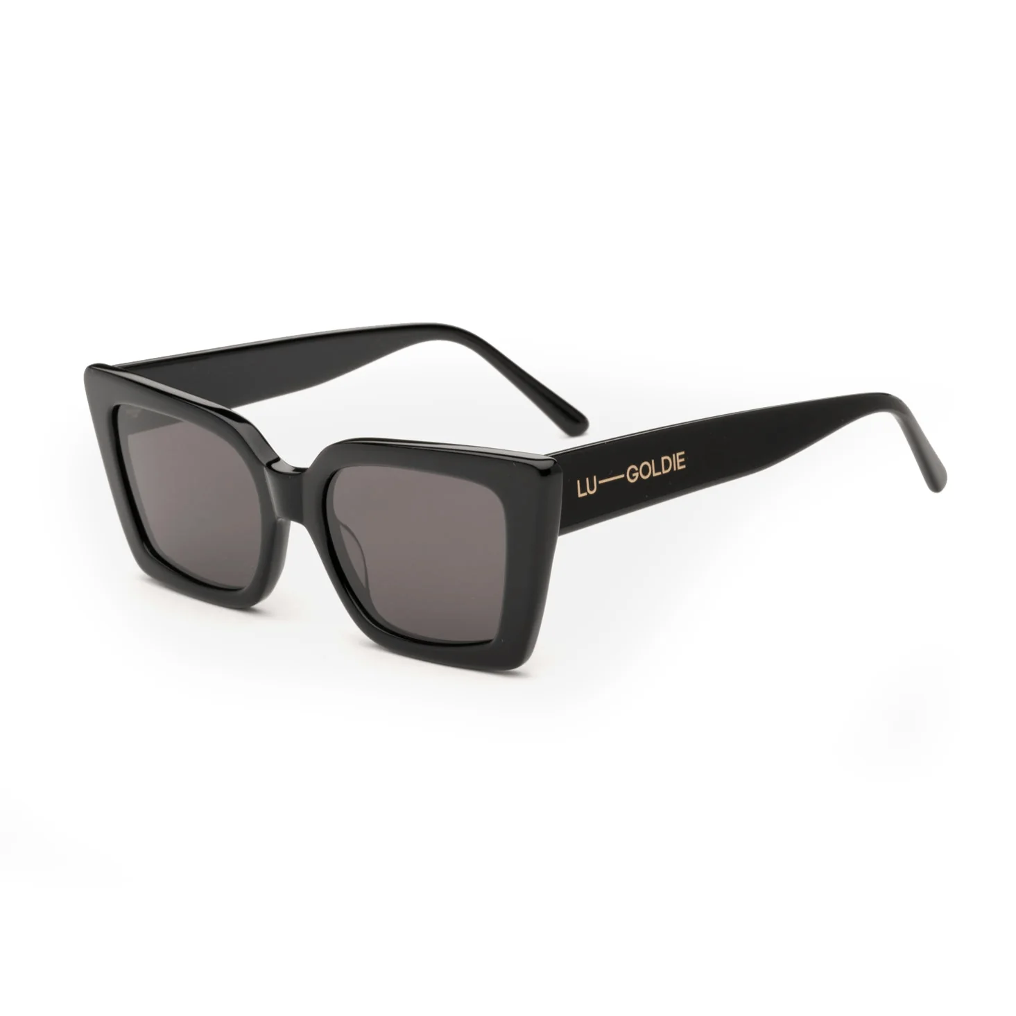 Lucia / Black Acetate & Grey Lens - Image 2