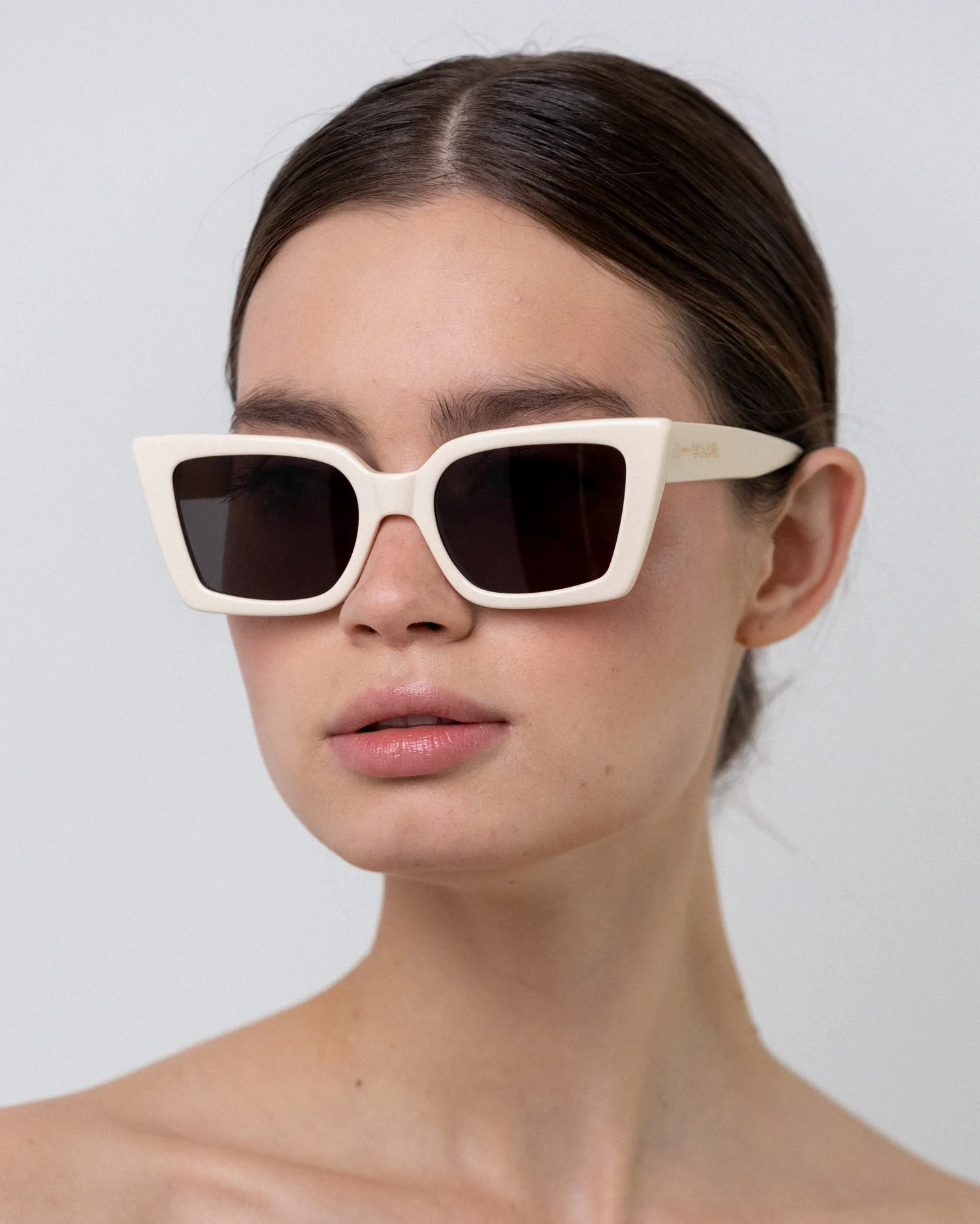 Lucia / Oat Milk Acetate & Grey Lens - Image 3