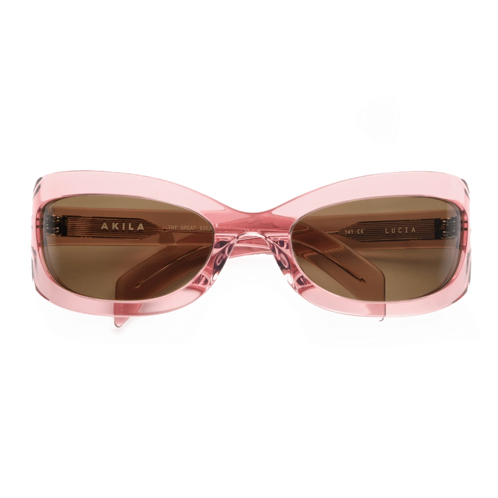 Lucia / Pink Acetate & Brown Lens