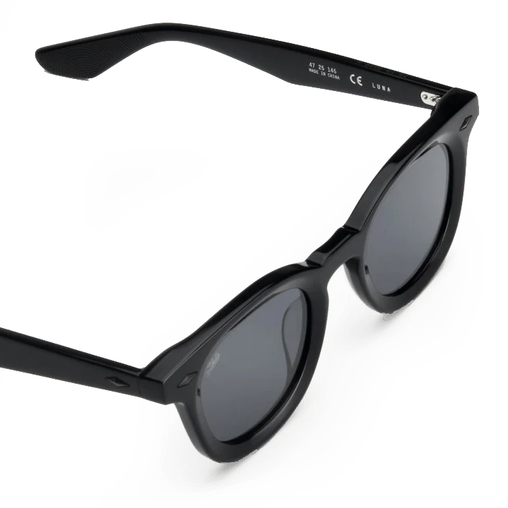 Luna / Black Acetate & Black Lens - Image 2