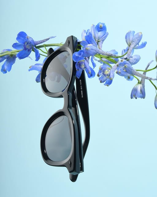Luna / Black Acetate & Black Lens - Image 5