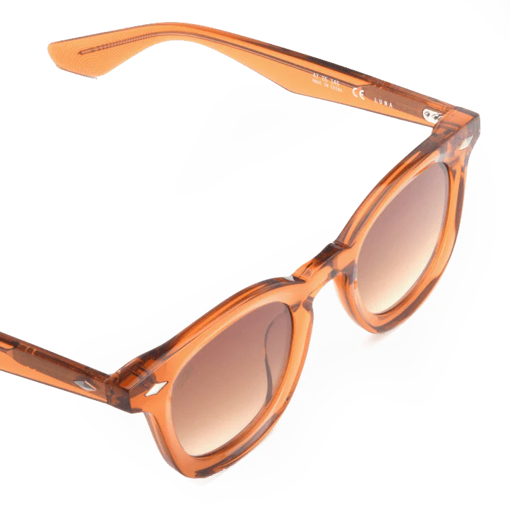 Luna / Burnt Orange Acetate & Gradient Amber Lens - Image 3