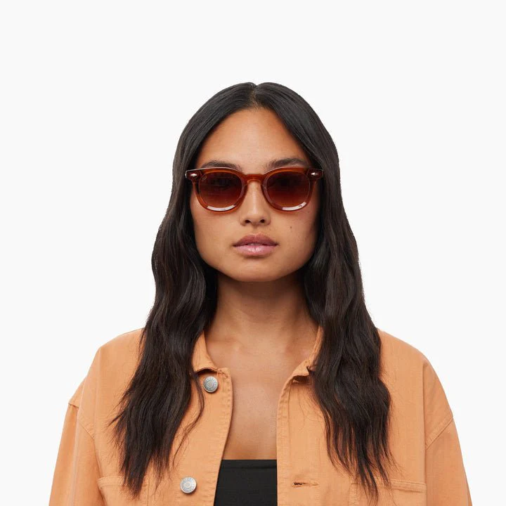 Luna / Burnt Orange Acetate & Gradient Amber Lens - Image 4