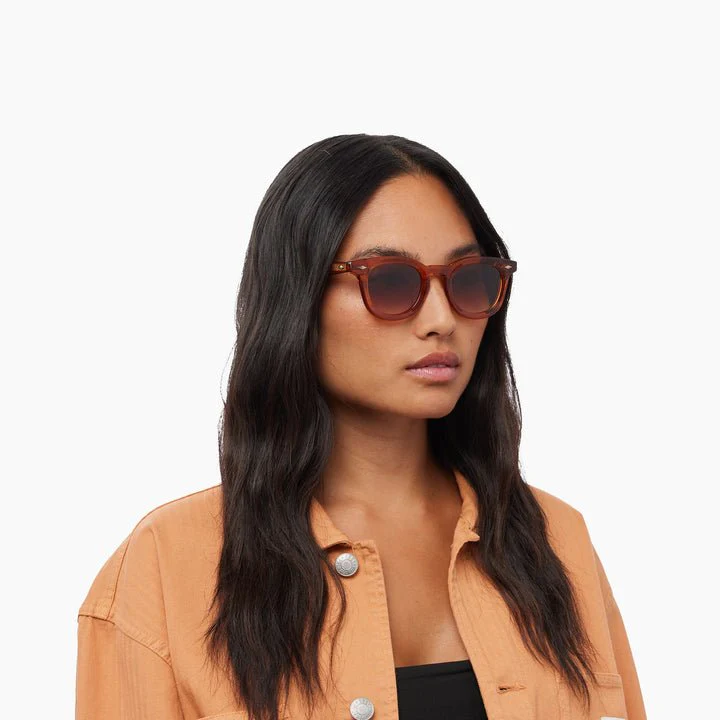 Luna / Burnt Orange Acetate & Gradient Amber Lens - Image 5