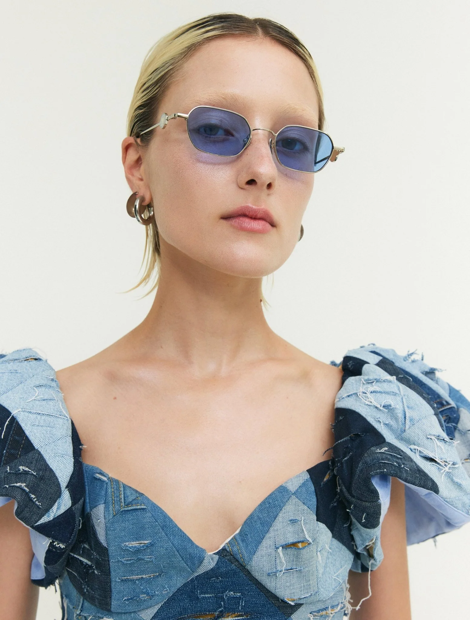 Mattie / Silver & Blue Lens - Image 3