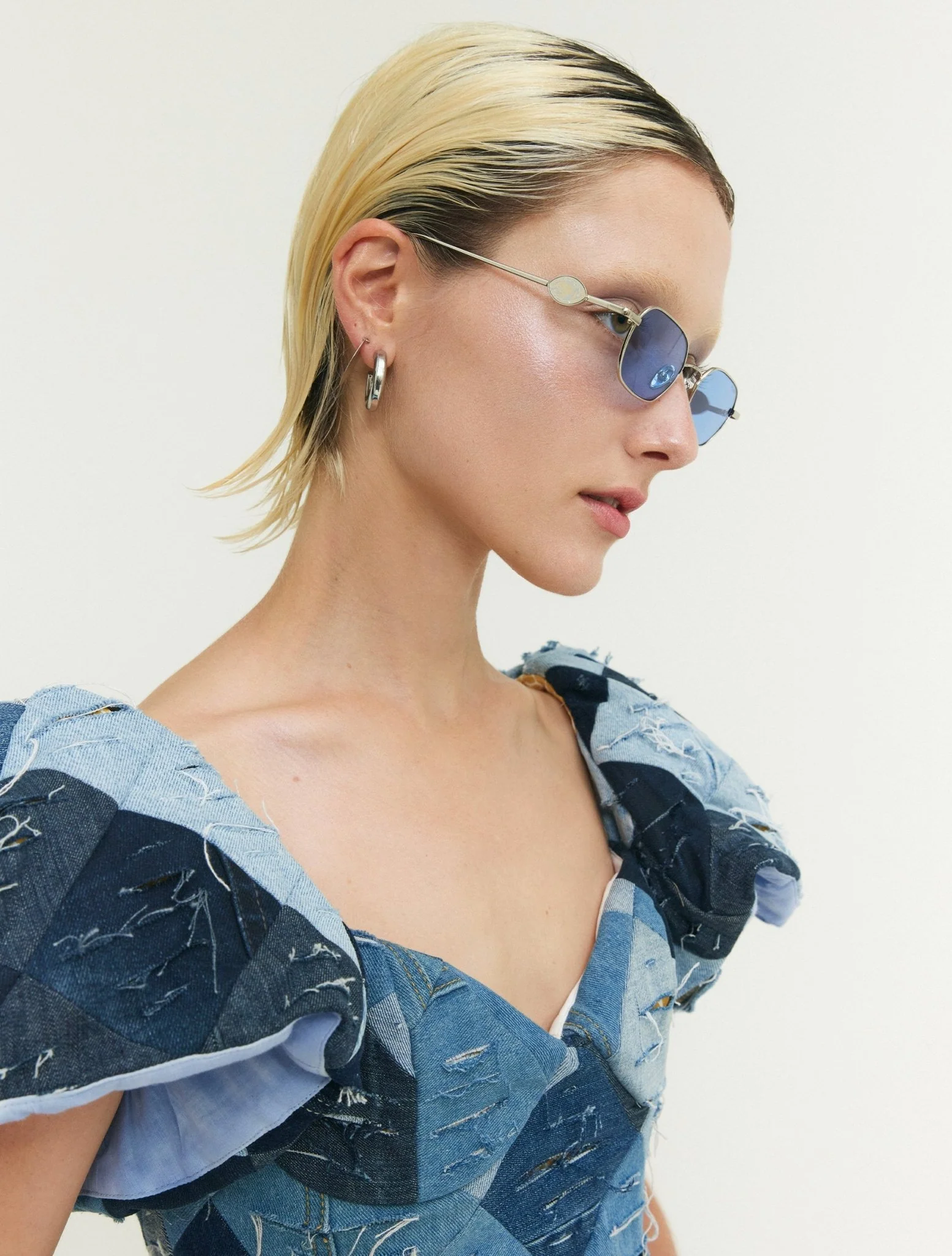 Mattie / Silver & Blue Lens - Image 4