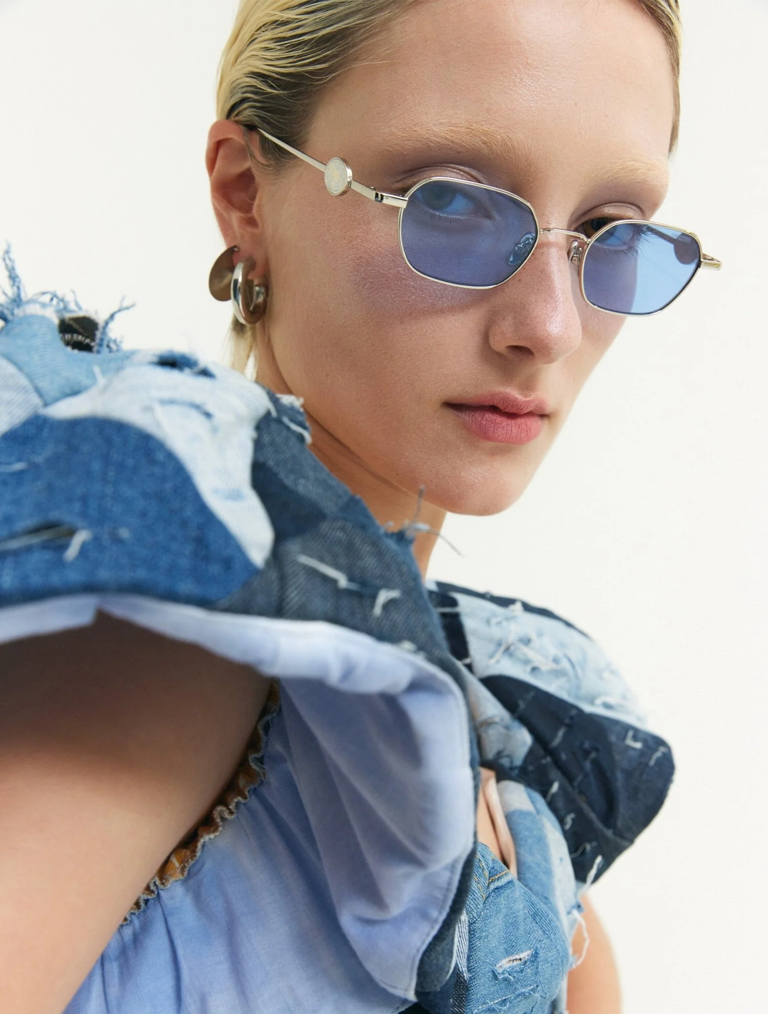 Mattie / Silver & Blue Lens - Image 5