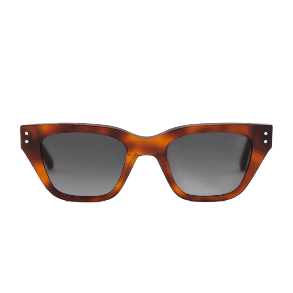 Memphis / Amber Acetate & Grey Gradient Lens