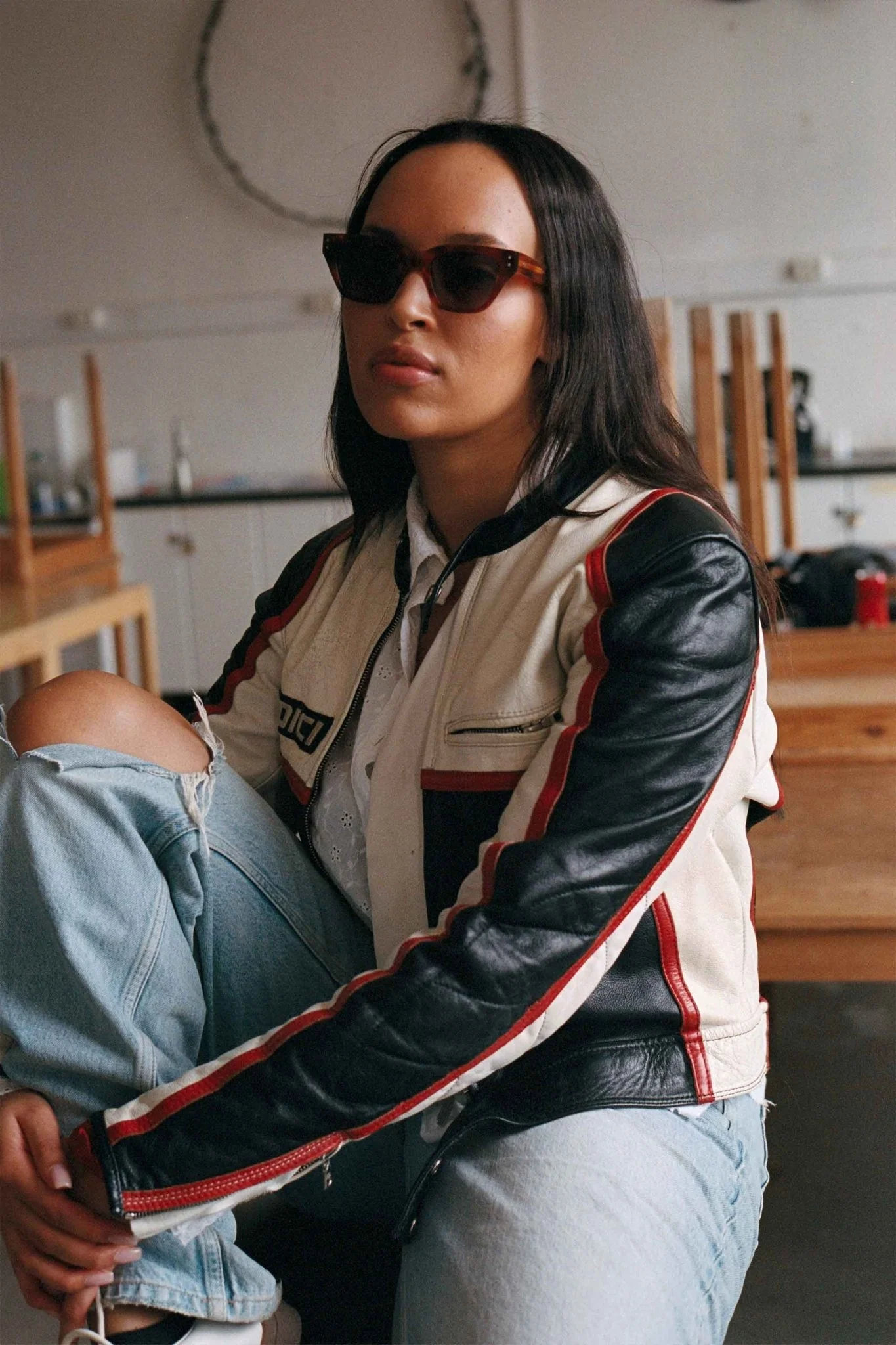 Memphis / Amber Acetate & Grey Gradient Lens - Image 3