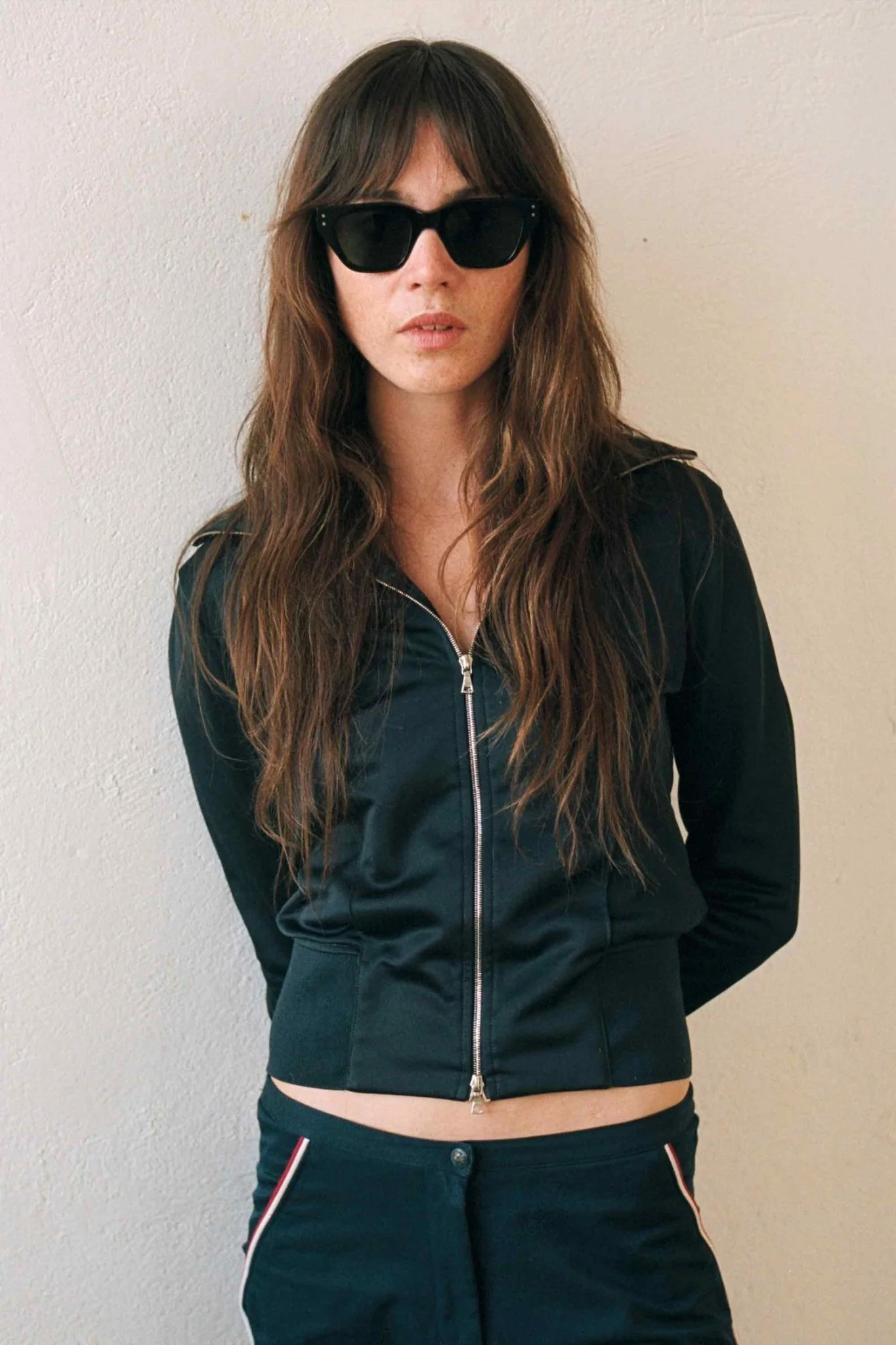 Memphis / Black Acetate & Green Solid Lens - Image 5