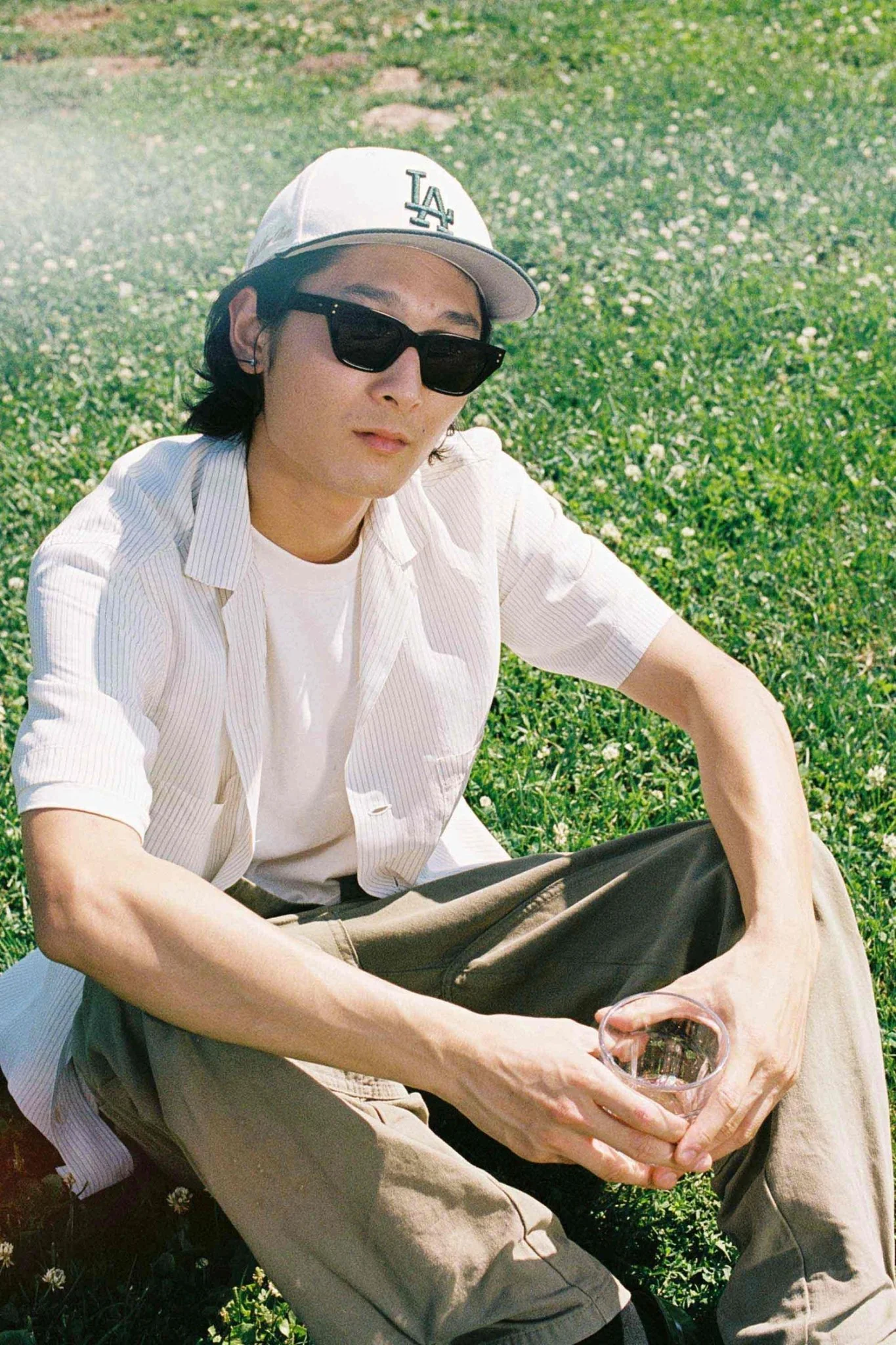 Memphis / Black Acetate & Green Solid Lens - Image 6