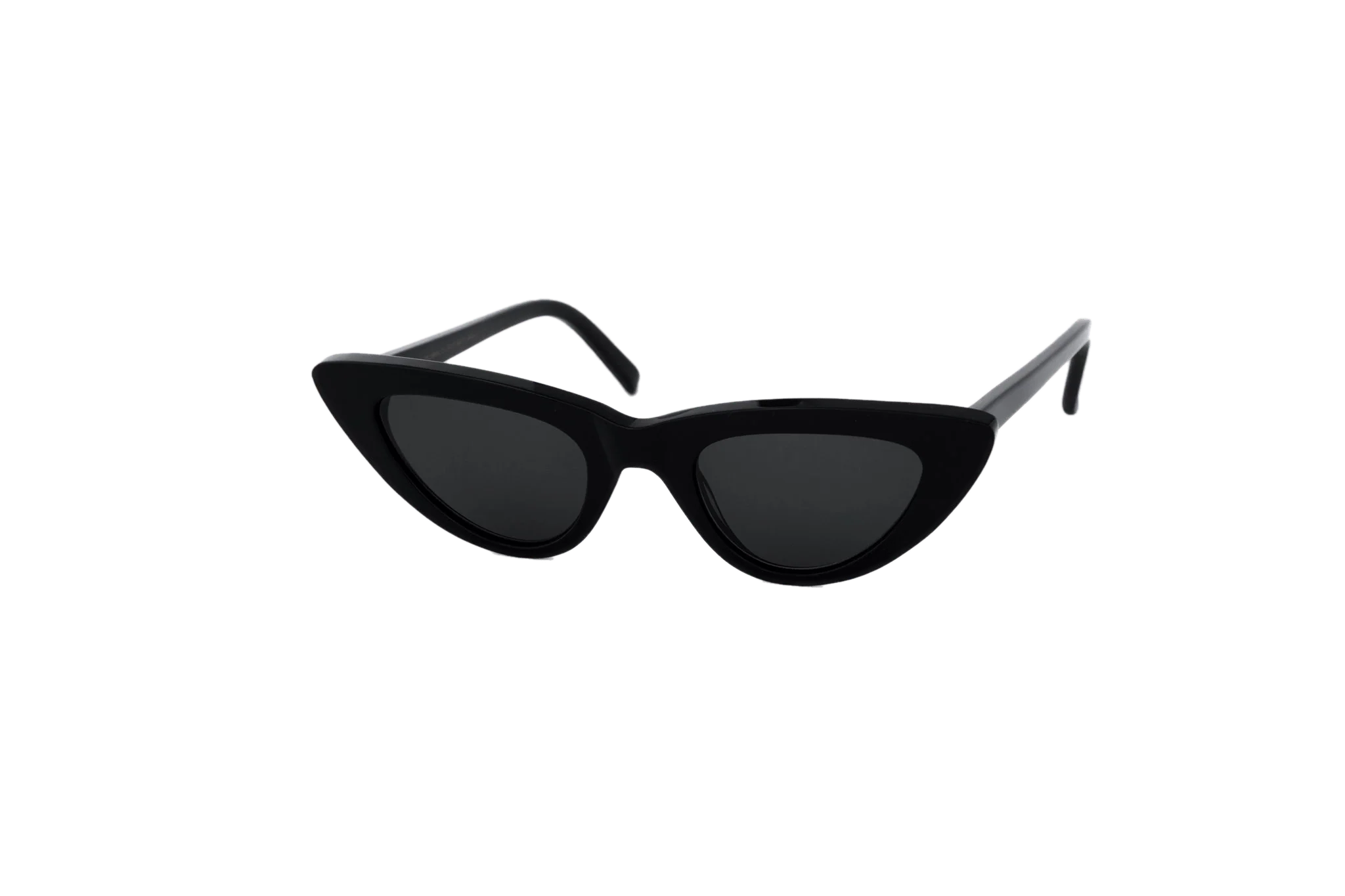Moon / Black Acetate & Green Solid Lens - Image 2