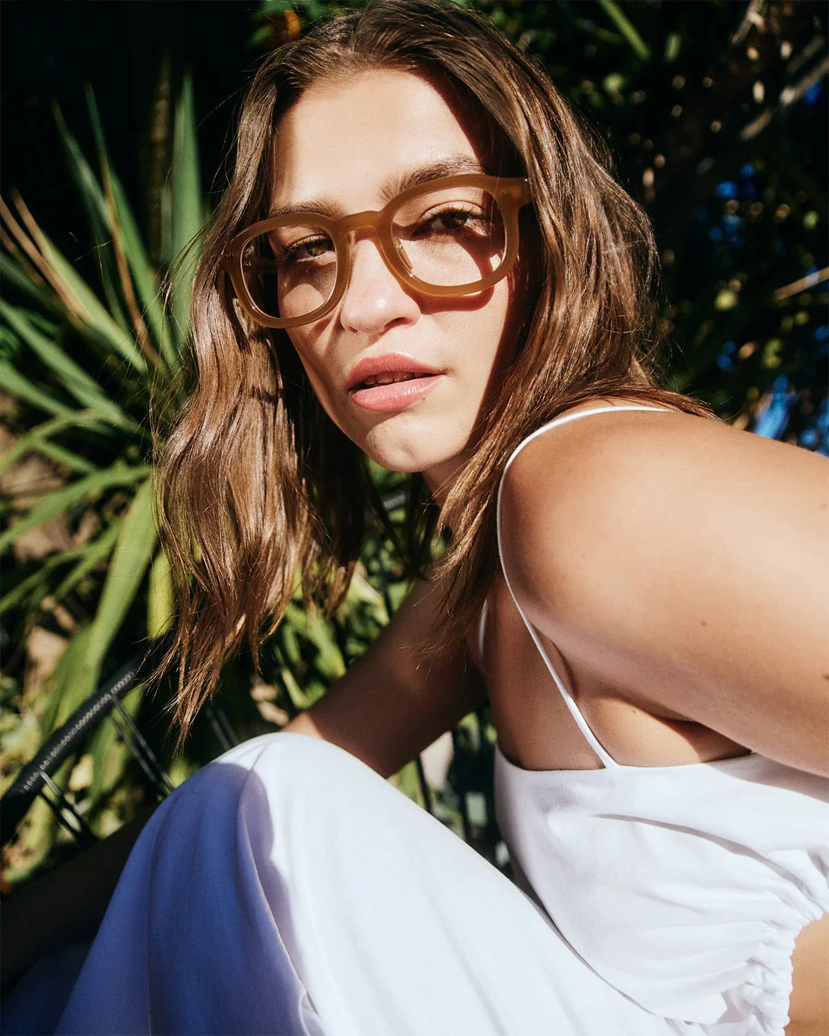 Musa Optical / Oyster White Acetate & Blue-Light Lens - Image 3