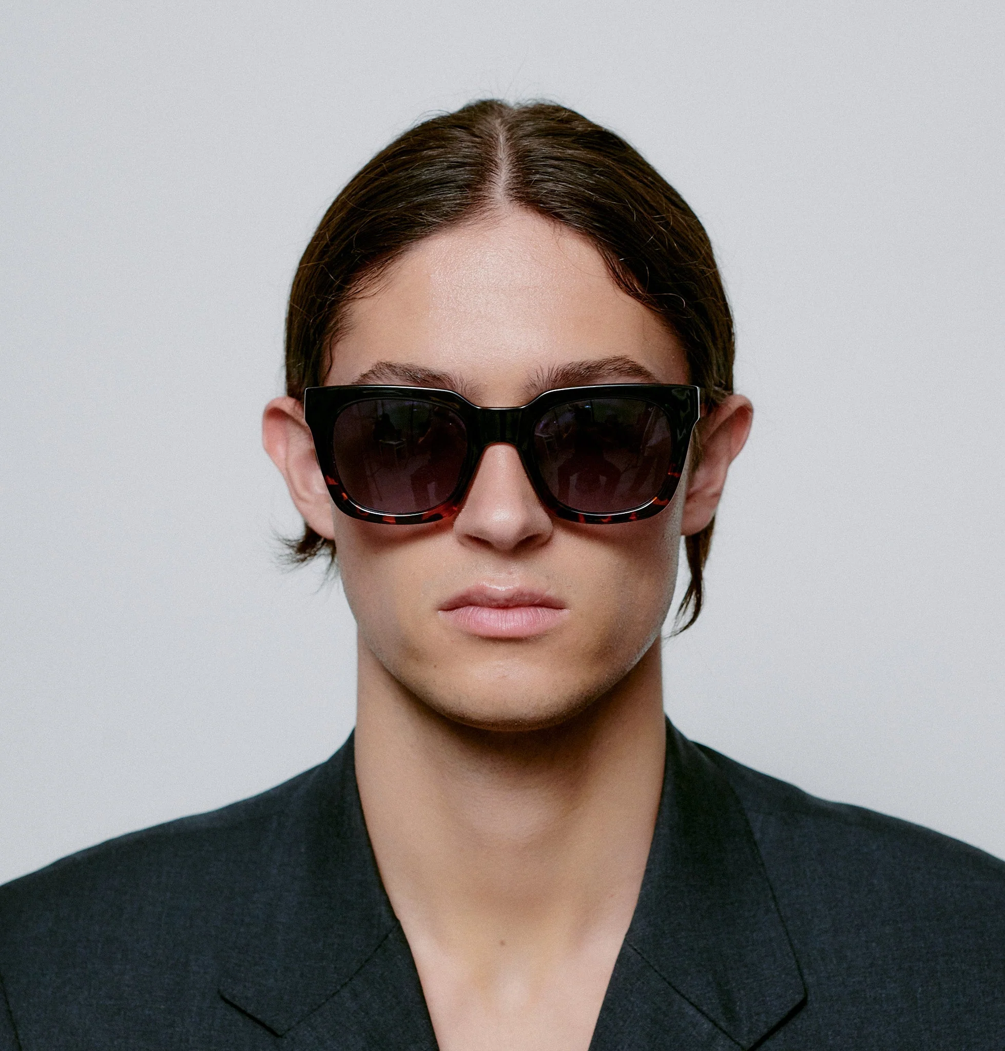 Nancy / Black Demi Tortoise & Graphite Blue Lens - Image 3