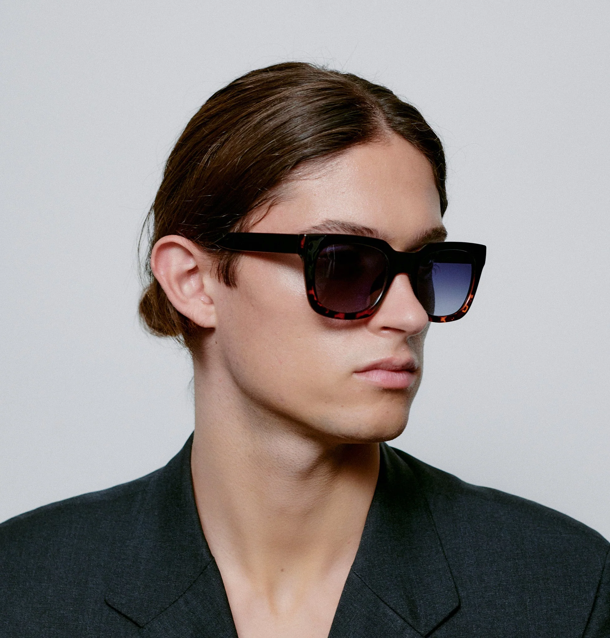 Nancy / Black Demi Tortoise & Graphite Blue Lens - Image 4