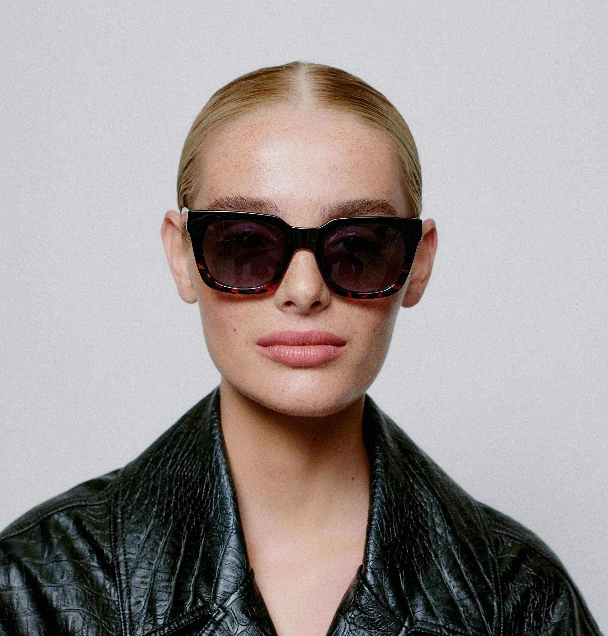 Nancy / Black Demi Tortoise & Graphite Blue Lens - Image 5