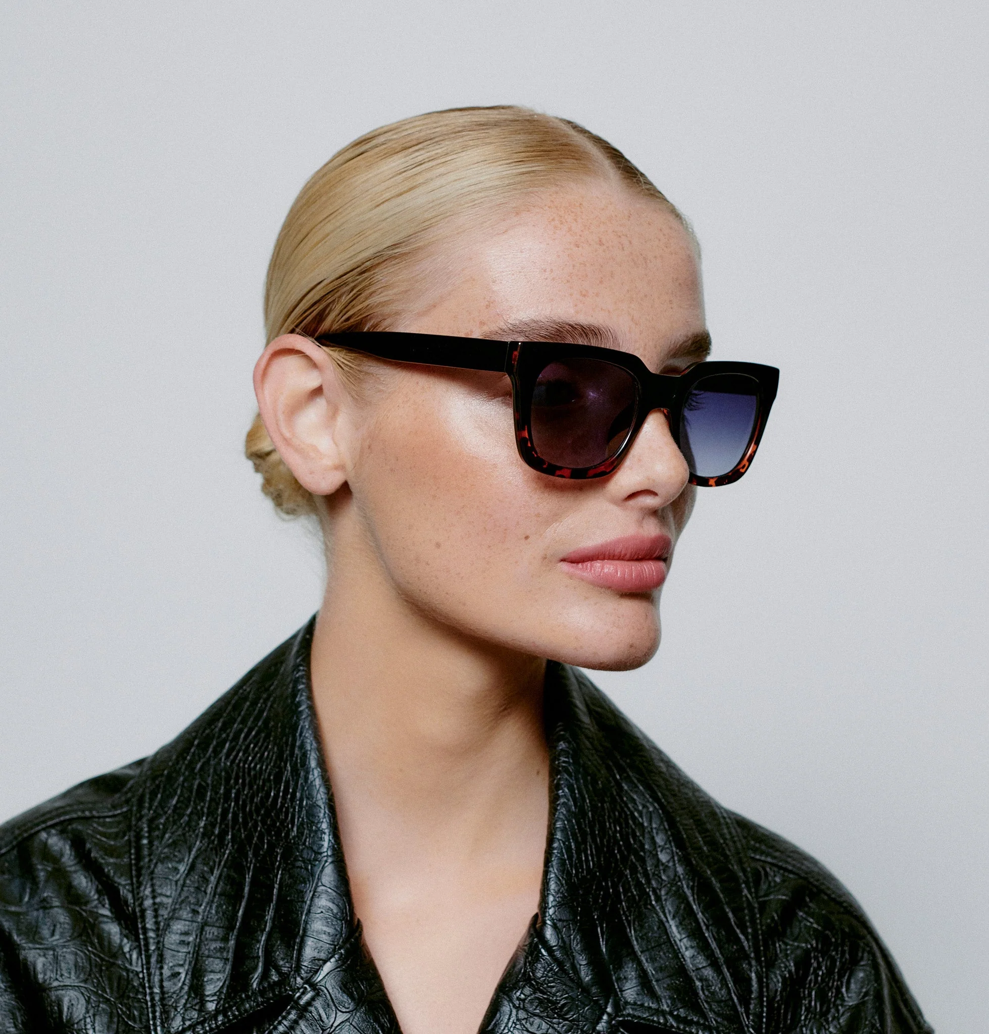 Nancy / Black Demi Tortoise & Graphite Blue Lens - Image 6