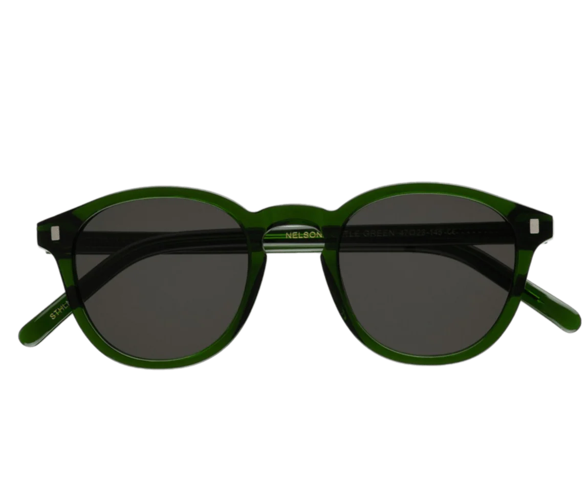 Nelson / Bottle Green Acetate & Grey Lens