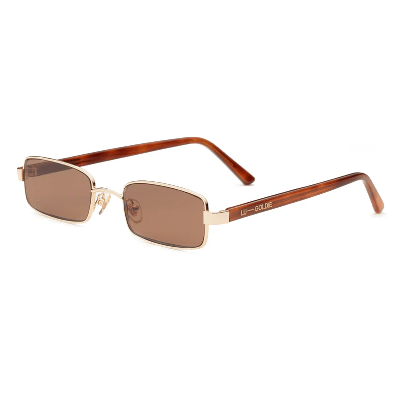 Nina / Gold Metal & Chestnut Lens - Image 2