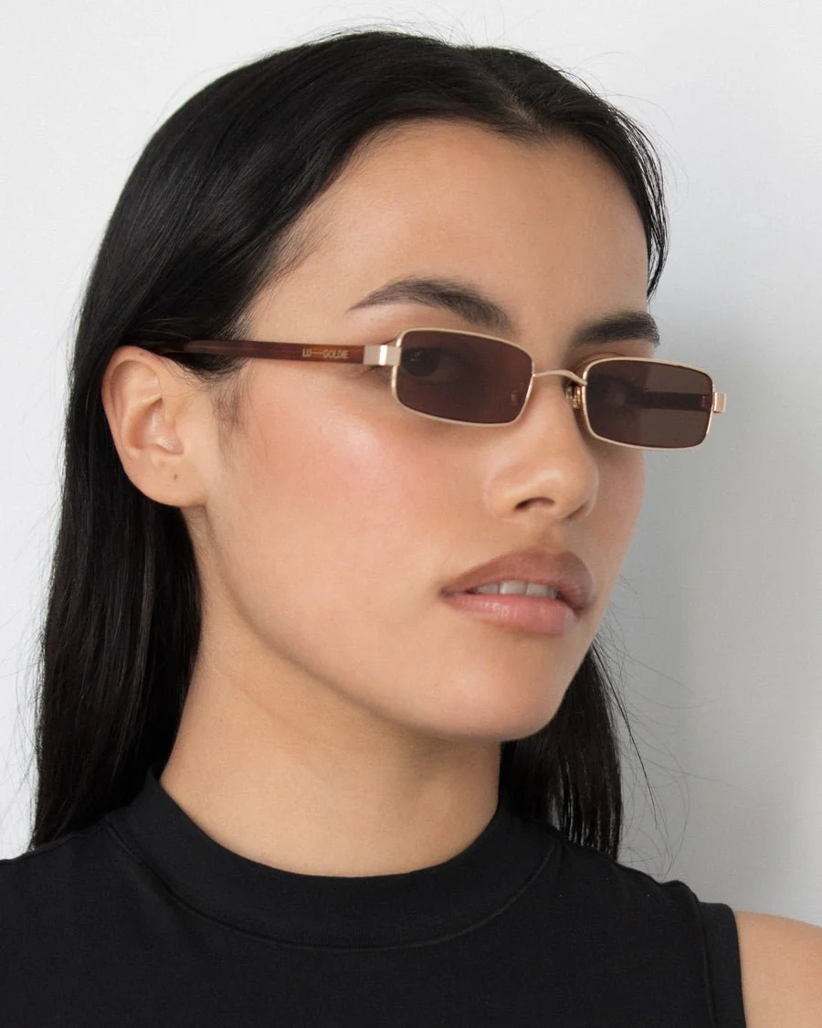 Nina / Gold Metal & Chestnut Lens - Image 6