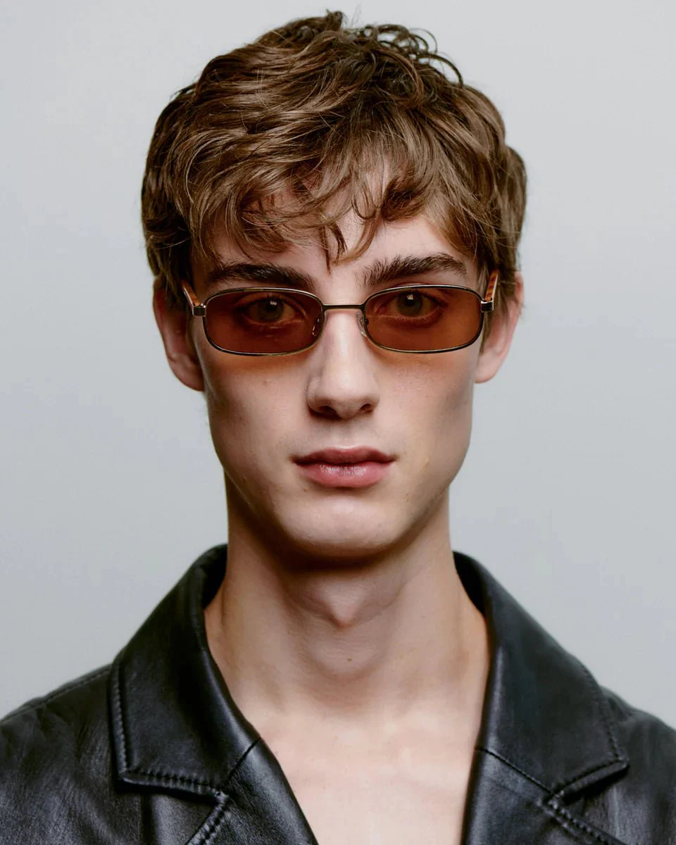 Noah / Gold Burnt Amber & Light Brown Lens - Image 3
